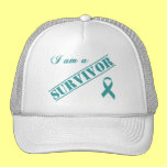 I am a Survivor - Teal Ribbon Hats