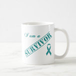 I am a Survivor - Teal Ribbon Mug