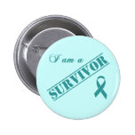 I am a Survivor - Teal Ribbon Pins