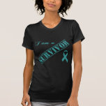I am a Survivor - Teal Ribbon Tees
