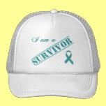 I am a Survivor - Teal Ribbon Trucker Hat