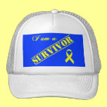 I am a Survivor - Yellow Ribbon Trucker Hats