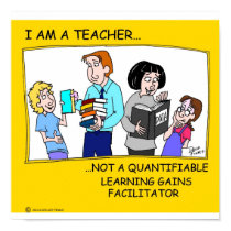 I am a teacher poster posters