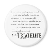 I am a Triathlete Magnets