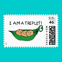 I Am A Triplet Pod postage