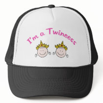 I am a Twincess hats by Scrappintwins I am a Twincess hats