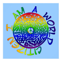 I Am A World Citizen posters by orsobear I Am A World Citizen posters