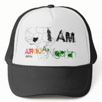 I AM , AF, RIC, A, Nigerian Hats