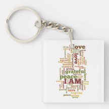 I AM Affirmations Acrylic Key Chains