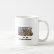 I am an American Digger mugs