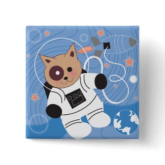I am an astronaut Button button