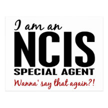 I Am An NCIS Special Agent Postcard