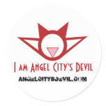 "I am Angel City's Devil" sticker, large