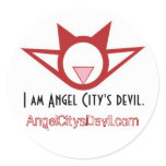 "I am Angel City's Devil" sticker, large