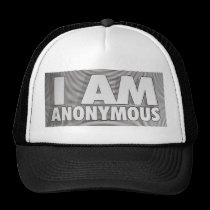I Am Anonymous Hat hats