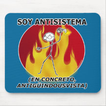 I am anti-system… mousepad