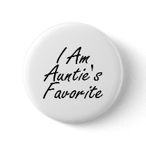 I Am Auntie's Favorite Buttons