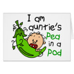 I Am Auntie's Pea In A Pod Card