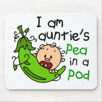 I Am Auntie's Pea In A Pod mousepads