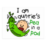 I Am Auntie's Pea In A Pod Postcard