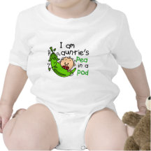 I Am Auntie's Pea In A Pod Tees