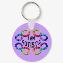 I Am Autistic Keychain