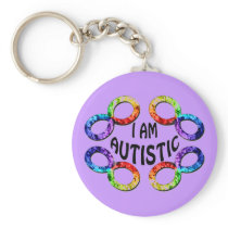 I Am Autistic Keychain
