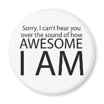 I am awesome fridge magnets