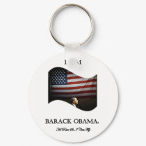 I Am Barack Obama (color) keychains