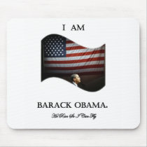 I Am Barack Obama (color) mousepads