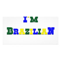 I am Brazilian photo cards by BrazilStore I am Brazilian photo cards