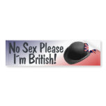 I am British Bumper Sticker