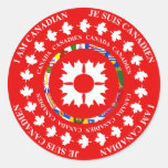 I AM CANADIAN - JE SUIS CANADIEN 2 STICKER