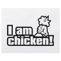 I am chicken! flyer design