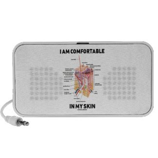 I Am Comfortable In My Skin (Dermal Layers) Mini Speakers