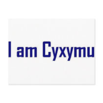 I am Cyxymu postcards by ZooTees I am Cyxymu postcards