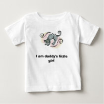 I am daddy's little girl baby polo shirt by tickeltoes I am daddy's little girl baby polo shirt