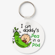 I Am Daddy's Pea In A Pod 1 keychains