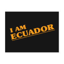 I am Ecuador postcards