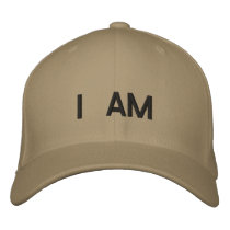 I AM embroidered hats