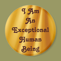 I Am Exceptional Positive Attitude Magnet magnets