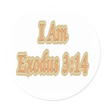 I Am Exodus 3:14 Stickers