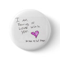 i AM FALLiNG iN LOVE WiTH YOU HEARt SOUL buttons