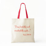 "I am fearfully and wonderfully made" Bag "I am fearfully and wonderfully made" Bag