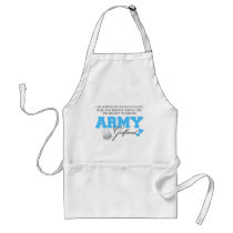 I am Fortunate - Army Girlfriend Aprons