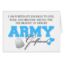 I am Fortunate - Army Girlfriend Cards
