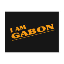 I am Gabon postcards