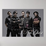 I AM GHOST SUPER BIG GROUP POSTER- Grey Background