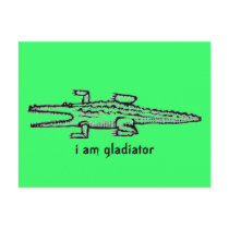 i am gladiator postcards