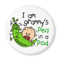 I am Grammy's Pea In A Pod magnets